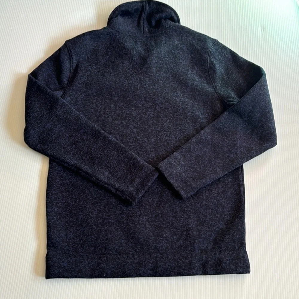 Old Navy black & blue one button pull over sweater.  Boys size XL (14-16)